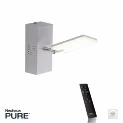 Luminaires Paul Neuhaus Éclairage Led|Applique murale Paul Neuhaus PURE-MIRA LED Aluminium, 1 lumière, Télécommandes