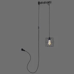 Luminaires Paul Neuhaus Appliques|Applique murale Paul Neuhaus PILUA Noir, 1 lumière