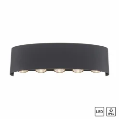 Applique murale Paul Neuhaus CARLO LED Anthracite, 10 lumières