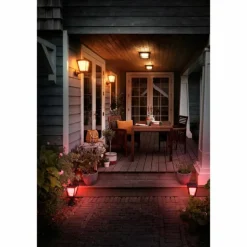 Applique murale Philips Hue Ambiance White & Color Econic LED Noir, 1 lumière, Changeur de couleurs