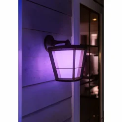 Applique murale Philips Hue Ambiance White & Color Econic LED Noir, 1 lumière, Changeur de couleurs