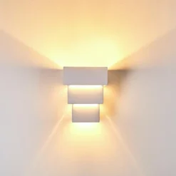 hofstein Appliques|Applique murale Putina Blanc, 1 lumière
