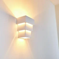 hofstein Appliques|Applique murale Putina Blanc, 1 lumière