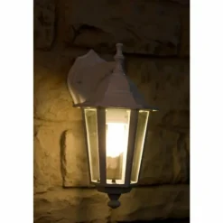 Applique murale Rabalux Velence Transparent, Blanc, 1 lumière