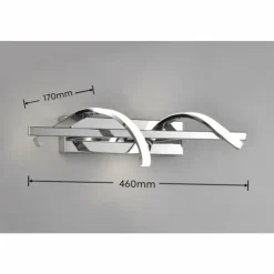 Luminaires Reality Éclairage Led|Applique murale Reality Isabel LED Chrome, 1 lumière