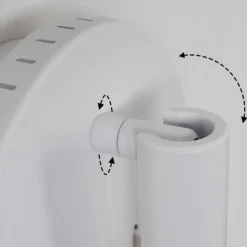hofstein Appliques|Applique murale Rukutu LED Blanc, 2 lumières
