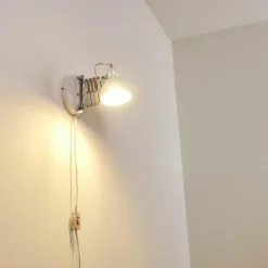 hofstein Appliques|Applique murale Saxon Blanc, 1 lumière