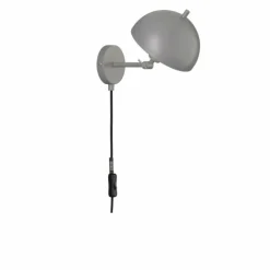 SCHÖNER WOHNEN-Kollektion Appliques|Applique murale KIA Gris, 1 lumière