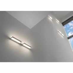 Luminaires Serien Lighting Éclairage Led|Applique murale Serien Lighting SML² 220 LED Argenté, 1 lumière