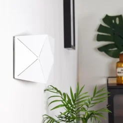 hofstein Appliques|Applique murale Shouver LED Blanc, 1 lumière