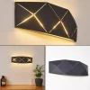 hofstein Appliques|Applique murale Shouver LED Noir, 1 lumière