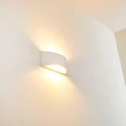 hofstein Appliques|Applique murale Skorped Blanc, 1 lumière