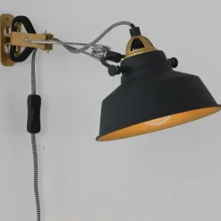 Luminaires Steinhauer Appliques|Applique murale Steinhauer Mexlite Noir, 1 lumière