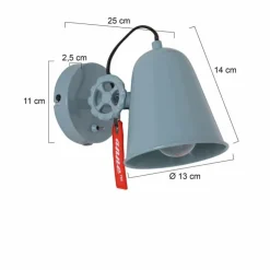 Luminaires Steinhauer Appliques|Applique murale Steinhauer Dolphin Vert, 1 lumière