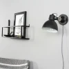 Luminaires Steinhauer Appliques|Applique murale Steinhauer Mexlite Noir, 1 lumière