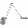 Luminaires Steinhauer Éclairage Led|Applique murale Steinhauer Zodiac LED Acier inoxydable, 1 lumière