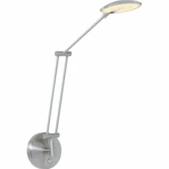 Luminaires Steinhauer Éclairage Led|Applique murale Steinhauer Zodiac LED Acier inoxydable, 1 lumière