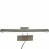 Luminaires Steinhauer Appliques|Applique murale Steinhauer Litho LED Acier inoxydable, 1 lumière