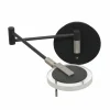 Luminaires Steinhauer Appliques|Applique murale Steinhauer Turound LED Noir, 1 lumière