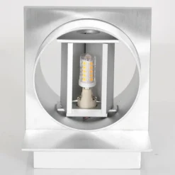 Luminaires Steinhauer Éclairage Led|Applique murale Steinhauer Muro LED Acier inoxydable, 1 lumière