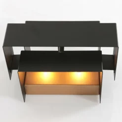 Luminaires Steinhauer Éclairage Led|Applique murale Steinhauer Muro LED Noir, 2 lumières