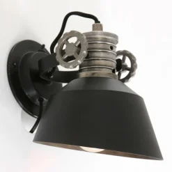 Luminaires Steinhauer Appliques|Applique murale Steinhauer Sprocket Noir, 1 lumière