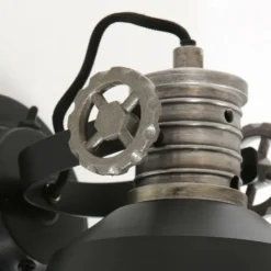 Luminaires Steinhauer Appliques|Applique murale Steinhauer Sprocket Noir, 1 lumière