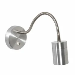 Luminaires Steinhauer Éclairage Led|Applique murale Steinhauer Upround LED Acier brossé, 1 lumière