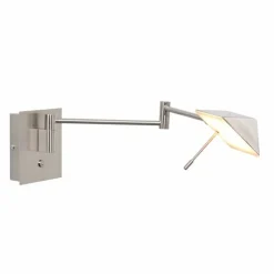 Luminaires Steinhauer Éclairage Led|Applique murale Steinhauer Retina LED Acier brossé, 1 lumière