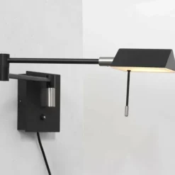 Luminaires Steinhauer Éclairage Led|Applique murale Steinhauer Retina LED Noir, 1 lumière