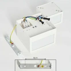 hofstein Appliques|Applique murale Sumina LED Blanc, 1 lumière