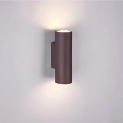 Luminaires Trio Appliques|Applique murale Trio Leuchten MARLEY Rouille, 2 lumières