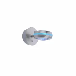 Applique murale Trio Leuchten VISTA LED Nickel mat, 2 lumières, Télécommandes, Changeur de couleurs