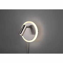 Luminaires Trio Appliques|Applique murale Trio Leuchten JORDAN Nickel mat, 1 lumière
