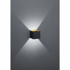 Luminaires Trio Éclairage Led|Applique murale Trio LOUIS LED Noir, 1 lumière
