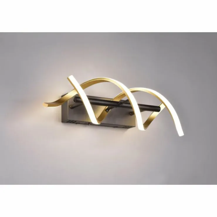 Luminaires Trio Éclairage Led|Applique murale Trio Sequence LED Laiton, Noir, 1 lumière