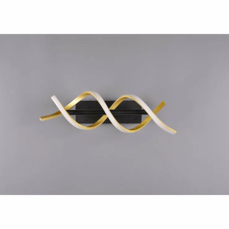 Luminaires Trio Éclairage Led|Applique murale Trio Sequence LED Laiton, Noir, 1 lumière