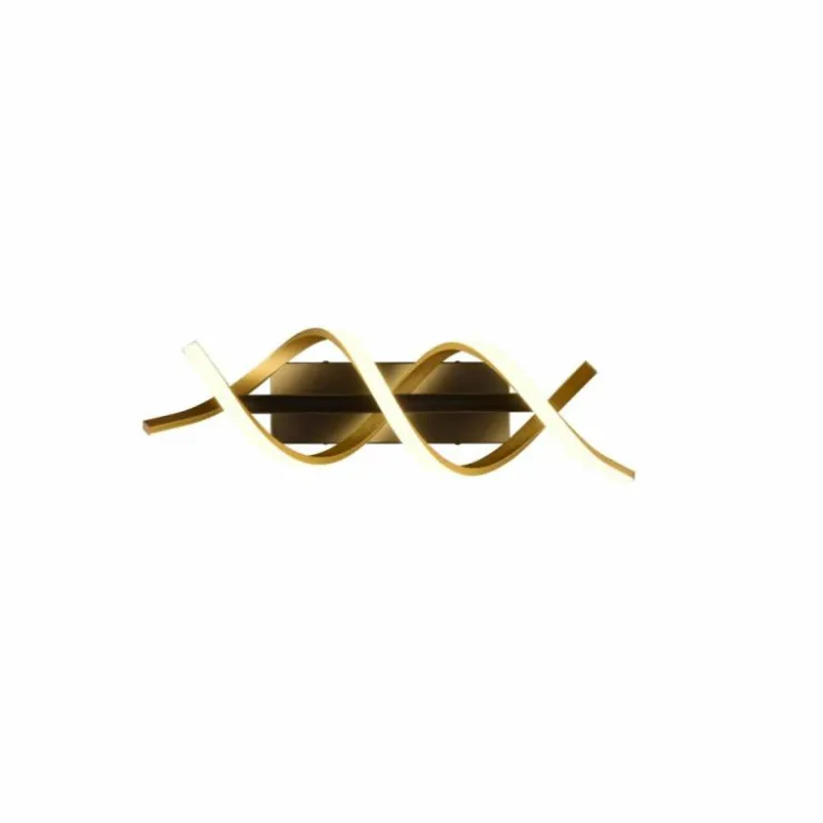 Luminaires Trio Éclairage Led|Applique murale Trio Sequence LED Laiton, Noir, 1 lumière