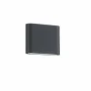 Applique murale Trio THAMES II LED Anthracite, 2 lumières