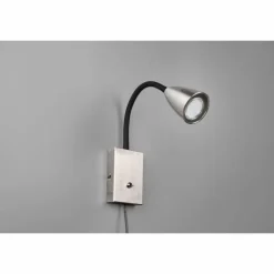 Luminaires Trio Spots Et Projecteurs|Applique murale Trio Wanda Nickel mat, 1 lumière
