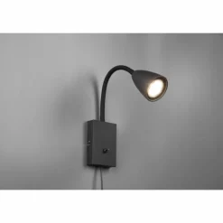Luminaires Trio Spots Et Projecteurs|Applique murale Trio Wanda Noir, 1 lumière