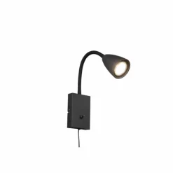 Luminaires Trio Spots Et Projecteurs|Applique murale Trio Wanda Noir, 1 lumière