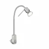 Luminaires Trio Spots Et Projecteurs|Applique murale Trio-Leuchten Laon LED Nickel mat, 1 lumière