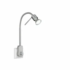 Luminaires Trio Spots Et Projecteurs|Applique murale Trio-Leuchten Laon LED Nickel mat, 1 lumière