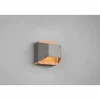 Luminaires Trio Appliques|Applique murale Trio-Leuchten Arino LED Brun foncé, Nickel mat, 1 lumière