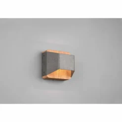 Luminaires Trio Appliques|Applique murale Trio-Leuchten Arino LED Brun foncé, Nickel mat, 1 lumière