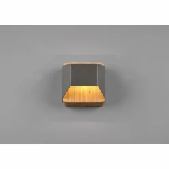 Luminaires Trio Appliques|Applique murale Trio-Leuchten Arino LED Brun foncé, Nickel mat, 1 lumière