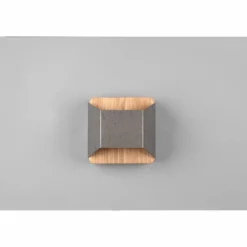 Luminaires Trio Appliques|Applique murale Trio-Leuchten Arino LED Brun foncé, Nickel mat, 1 lumière