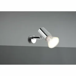 Luminaires Trio Appliques|Applique murale Trio-Leuchten Lorenzo Chrome, 1 lumière