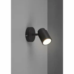 Luminaires Trio Spots Et Projecteurs|Applique murale Trio-Leuchten Angelo Noir, 1 lumière